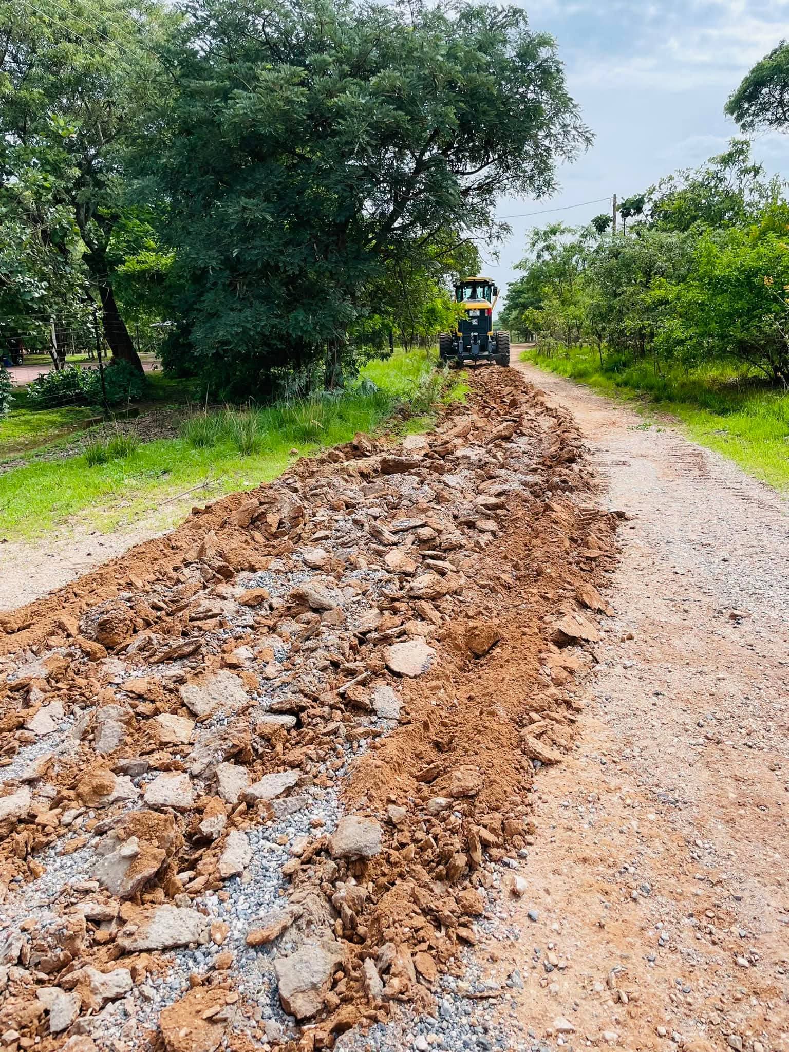 Earthmoving on a BMR work site